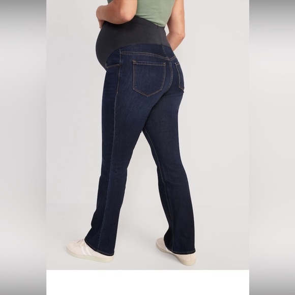 Old Navy maternity full panel boot cut jeans SZ 8 regular - Picture 3 of 11
